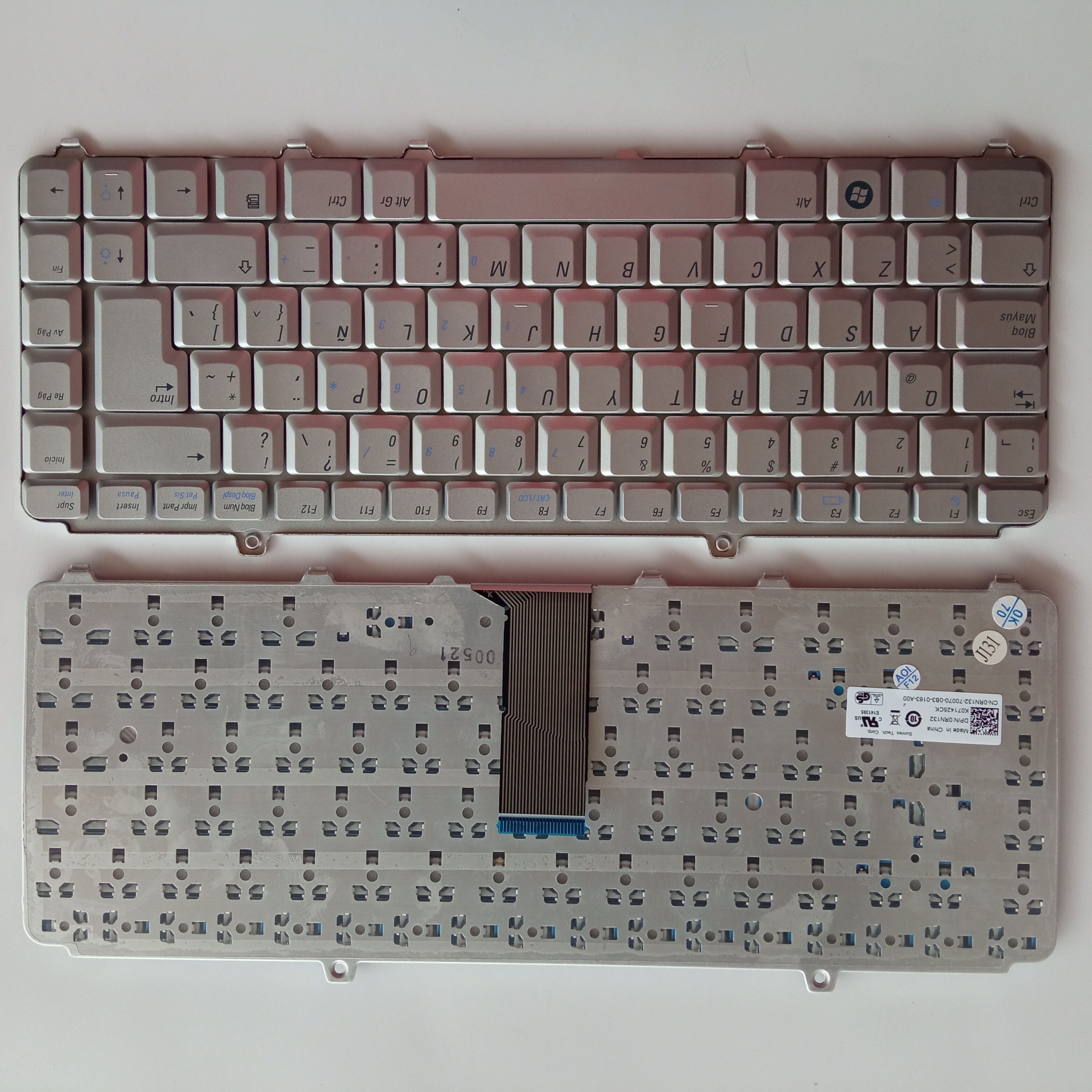 Picture of New Replacement Laptop Keyboard For DELL 1525/1545 SILVER LA Layout